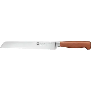 Zwilling Fleischmesser **** VIER STERNE Wood, Made in Germany, Eigehärtete Klinge, FSC-Zertifizitiertes Holz braun