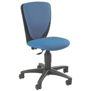 TOPSTAR Schreibtischstuhl High S'cool, mit Muldensitz und Lordosenstütze, (ohne Armlehnen) blau
