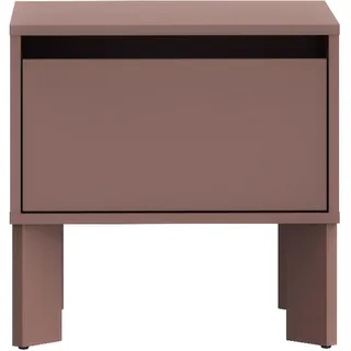Forte Nachtschrank Tahoe 48,2 x 41,4 x 47,5 cm Terrakotta