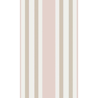 Streifentapete Polo Stripe von Cole & Son - Soft Pink