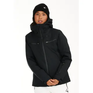 Skijacke SOS "Valley" Gr. M, schwarz Damen Jacken Übergangsjacken mit wasserabweisender Membran