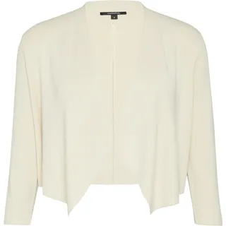 Comma, Feinstrick-Cardigan mit Ajour-Detail Beige M