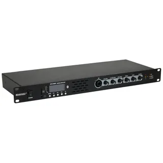 Omnitronic EPA-100BT Mischverstärker | 19"-Mischverstärker mit Audioplayer, Bluetooth und 2 x 50 Watt Leistung