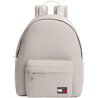 Tommy Jeans Damen Rucksack Daily Dome mit Branding, Beige (Stone), Einheitsgröße