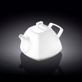 wilmax england Wilmax WL-994041/1C Porzellan Teekanne, Weiss, 1050mL Kapazität