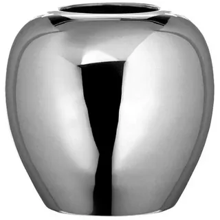 Fink Dekovase LOSONE Vase - H.20cm x D.20cm - Eisen/vernickelt - silberfarben (1x Vase, 1 St., Amphore - Grfäß), Elegante Dekovase - Blumenvase & Ziervase für stilvolle Akzente silberfarben