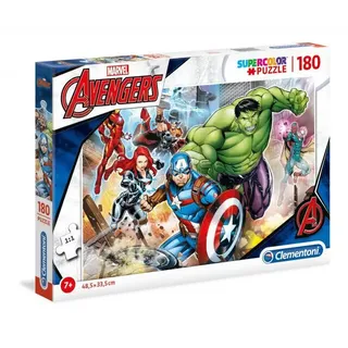 Puzzle 180 elementów. Supercolor. Avengers