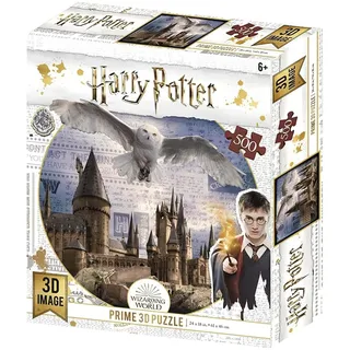 Prime 3D-Puzzle Harry Potter Hogwarts & Hedwig, 500 Teile (3D-Effekt) (5111513)