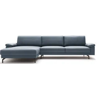 Creation BY ROLF BENZ Ecksofa CR.450 elegantes Designsofa mit hohem Sitzkomfort blau|grau 274 cm x 95 cm x 178 cm