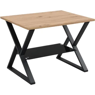 Couchtisch - Artisan Eiche - schwarz - 60 cm