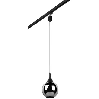 Trio Duoline 1-flg. 180 cm schwarz/chrom Glas