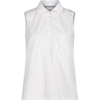 CMP - Ärmelloses Poloshirt für Damen, Weiß grau, D42