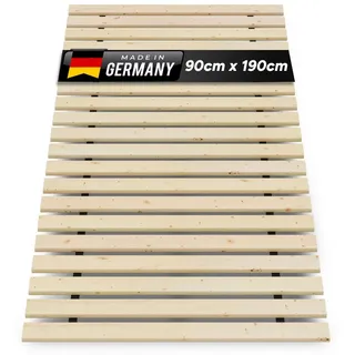Rollrost Lattenrost Rolllattenrost 90 x 190 cm 20mm 300kg "stabiler Rollrost", TUGA-Holztech, Breite 70 80 90 100 120 140 160 180 200 Länge 140 190 200 210 220 90 cm x 190 cm x 2.00 cm