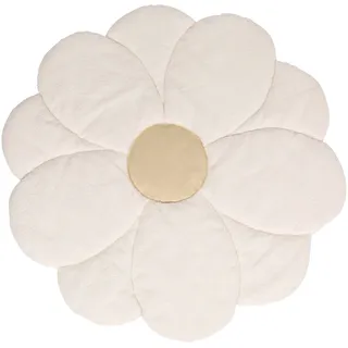 Childhome Krabbeldecke Blume 110 cm, beige