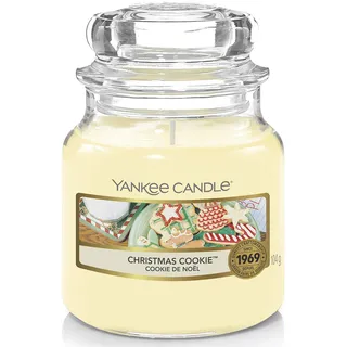 Yankee Candle Duftkerze im Glas (klein) | Christmas Cookie | Brenndauer bis zu 30 Stunden