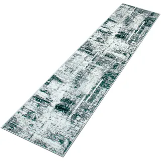 OTTO home Salsa Kurzflorteppich 67 x 230 cm Dunkelgrün