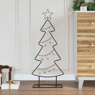 Möbel Metall Weihnachtsbaum mit Ständer Schwarz 90,5 cm Stahl - Weihnachtsgirlanden &48300 - Schwarz