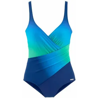 LASCANA Badeanzug Damen Blau/Türkis 40 Cup B
