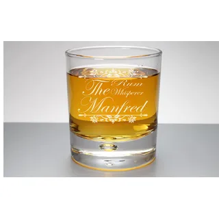 Generisch Rumglas The RUM Whisperer mit Namen personalisiert (Glas Einzeln)