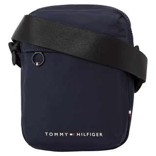 Tommy Hilfiger Mini Bag TH SKYLINE MINI REPORTER, Herrenschultertasche Tasche Herren Recycelte Materialien blau