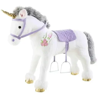 HEUNEC Einhorn stehend 75 cm Weiß