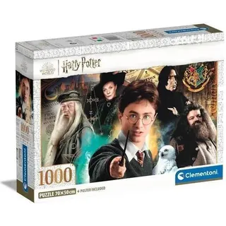 Clementoni Puzzle 1000 Tage Kompakt Harry Potter (1000 Teile)