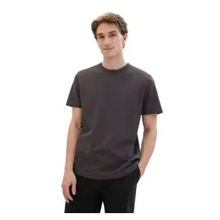 Tom Tailor T-Shirt Piqué grau M