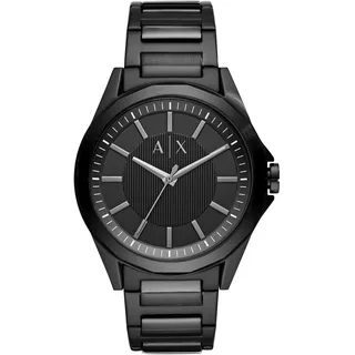 Armani Exchange Watch for Men, Quarz-Dreizeigerwerk und 44 mm Gehäusegröße mit Edelstahlarmband