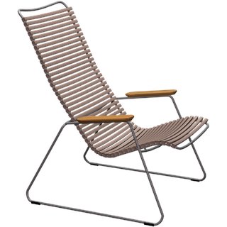 HOUE CLICK Relaxsessel Lounge chair Bambusarmlehnen Stahlgestell