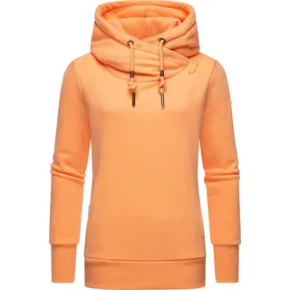 Hoodie RAGWEAR "Gripy Bold" Gr. XXXL (46), orange (papaya) Damen Sweatshirts -jacken kuscheliges Longsleeve Sweatshirt