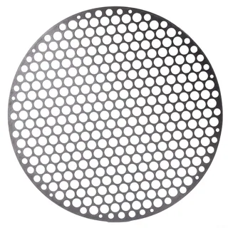 Professioneller Edelstahl-Grillrost, rund, für Holzkohlegrills und mehr (24 cm)
