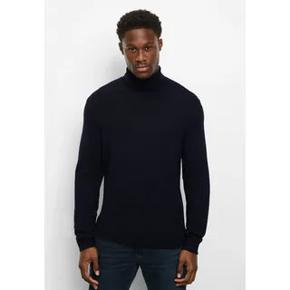 Olymp Rollkragenpullover Blau M