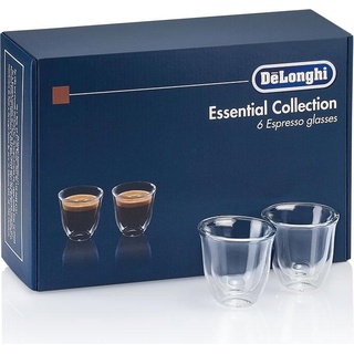 De'Longhi, Tasse, SET DLSC300 Espresso Glas 6er Set (60 ml, 6 x)