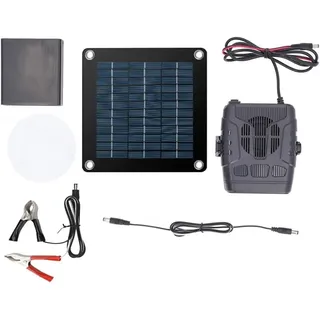 Autoheizung, Tragbare Solar-antibeschlagheizung 12/24 V 20 W, Solar-autoheizungsset Für Den Außenbereich Mit Defroster Für Den Winter, Windschutzscheiben-entfroster-set