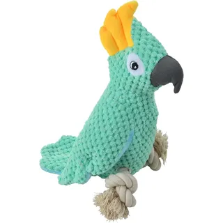 Love Story Plüschspielzeug Papagei Ton Polyester 13 x H28 cm Grün