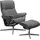 Microfaser 92 x 103 x 79 cm dark grey dinamica