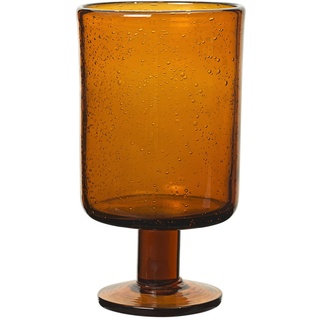 ferm LIVING - Oli Weinglas, recycelt amber