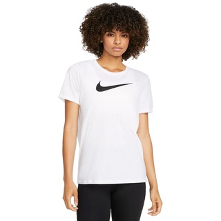 Nike Damen Dri-Fit Swoosh T-Shirt weiß