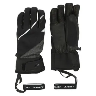 Zanier 50° NORTH.GTX Skihandschuhe Schwarz/Weiß 10