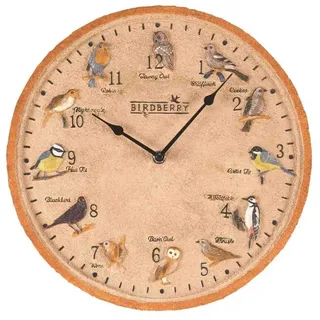 Smart Garden Wanduhr Wanduhr BirdBerry mit Vogelmotiv 30 cm, Gartenuhr