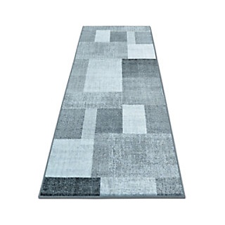 Floordirekt Teppich-Läufer Lucano 29458 Anthrazit Rechteckig 800 mm x 500 mm