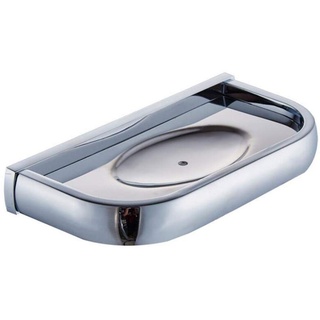 BOATX Chrom Seifenhalter Seifenkorb Seifenschale Seifenablage aus Messing Wandmontage Bohren Badzubehör für Dusche & Bad & Küche