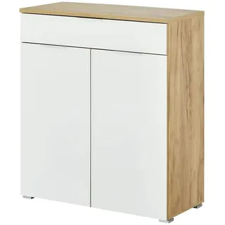 uno Sideboard  Bent , weiß , Maße (cm): B: 89 H: 105 T: 40.0