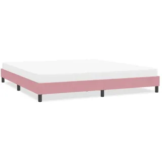 vidaXL Bettgestell 200 x 220 cm Rosa
