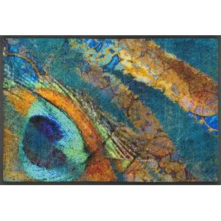 Wash+Dry Exotic Pavo 50 x 75 cm Blau/Petrol