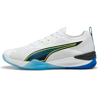 Puma Eliminate NITROTM 4 Game On, Handballschuhe Unisex - White Puma Black Glowing...
