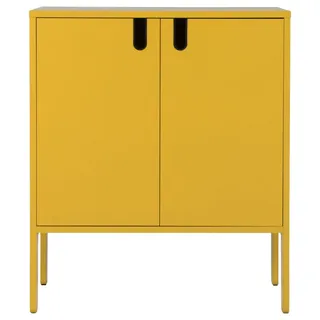 TENZO 8552-029 UNO Designer Schrank 2 Türen, MDF/Spanplatte, Mustard, 76 x 40 x 89 cm
