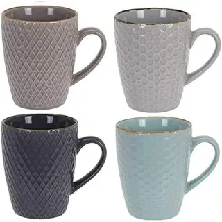 OEM Kaffeetasse 0,3 l Pastellfarben 4 St.