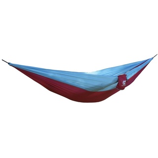 OUTCHAIR Hängematte Mini Reise Hängematte Hang Out, Camping Wetterfest Nylon XL 780 g Leicht blau|bunt|rot