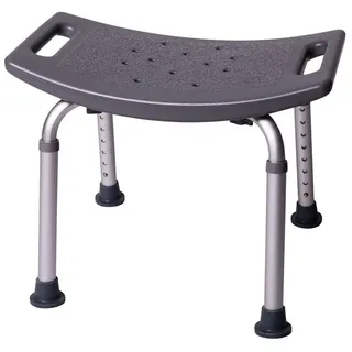Onvaya Duschhocker grau 150 kg höhenverstellbar
